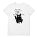 LITTLE CLYDE (MIND BLOWN) WHITE UNISEX T-SHIRT