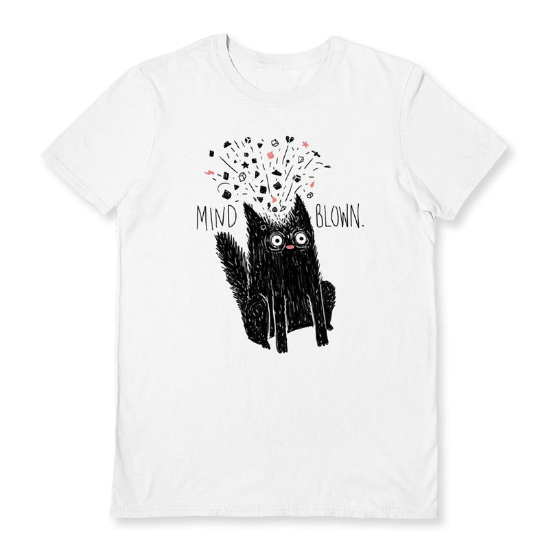 LITTLE CLYDE (MIND BLOWN) WHITE UNISEX T-SHIRT