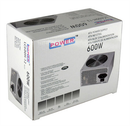 LC-Power LC600H-12 V2.31 power supply unit 600 W 20+4 pin ATX ATX Black