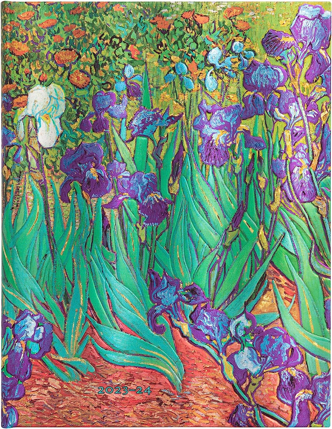 Van Gogh’s Irises (Van Gogh’s Irises) Ultra 18-month Dayplanner 2024