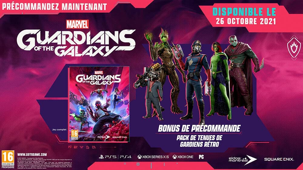 Bandai Namco Entertainment GUARDIANS OF THE GALAXY P4 VF