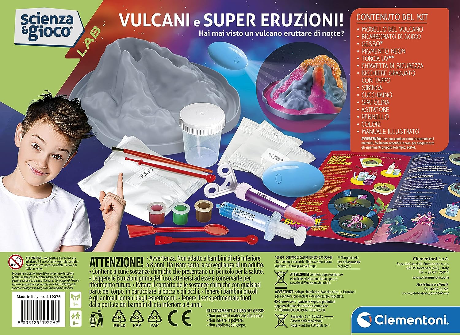 Clementoni: Scienza E Gioco Vulcani E Super Eruzioni Made In Italy