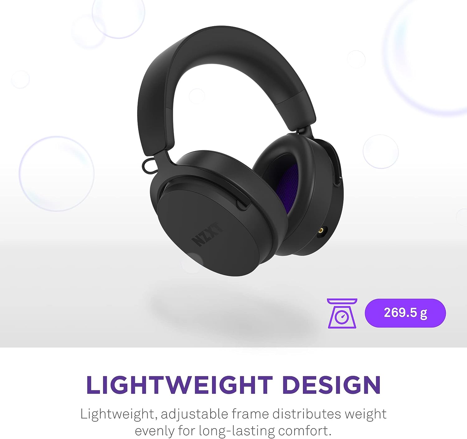 NZXT AP-WCB40-B2 headphones/headset Wired Head-band Gaming Black
