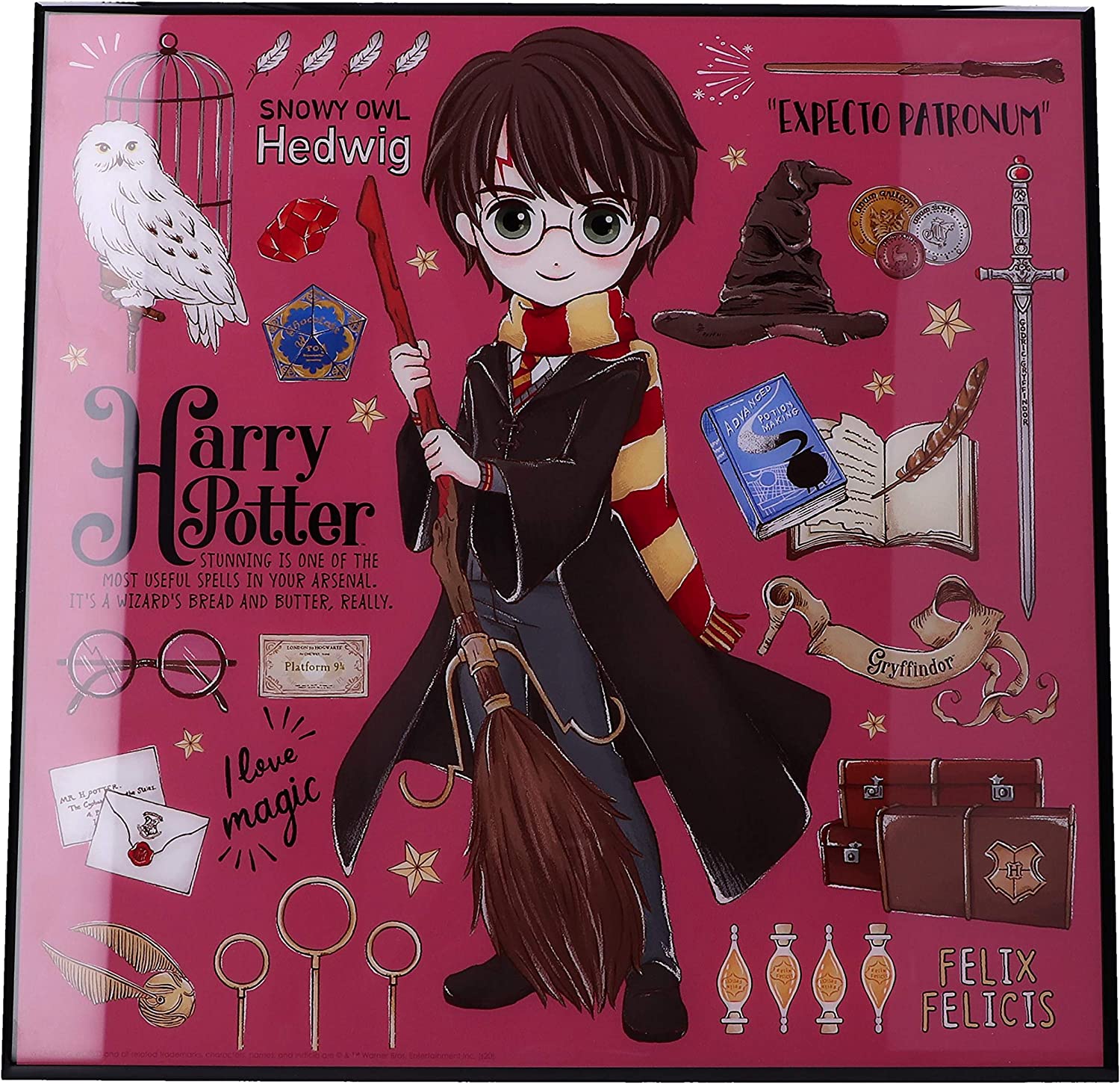 Harry Potter Crystal Clear Picture Wanddekoration