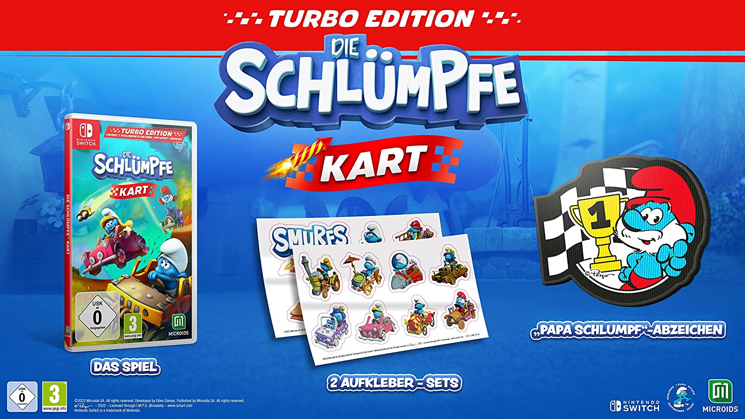 Switch Software - Schlumpfe:  Kart Switch
