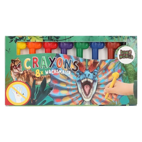 Dino World - Crayons With Dino-Topper ( 0412177 )