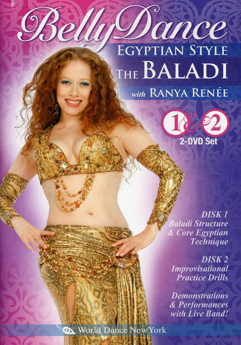 The Baladi: Bellydance Egyptian Style, with Ranya Renée (TWO-DVD SET): Open level traditional Egyptian style belly dance classes, Arabic-style belly ... how-to