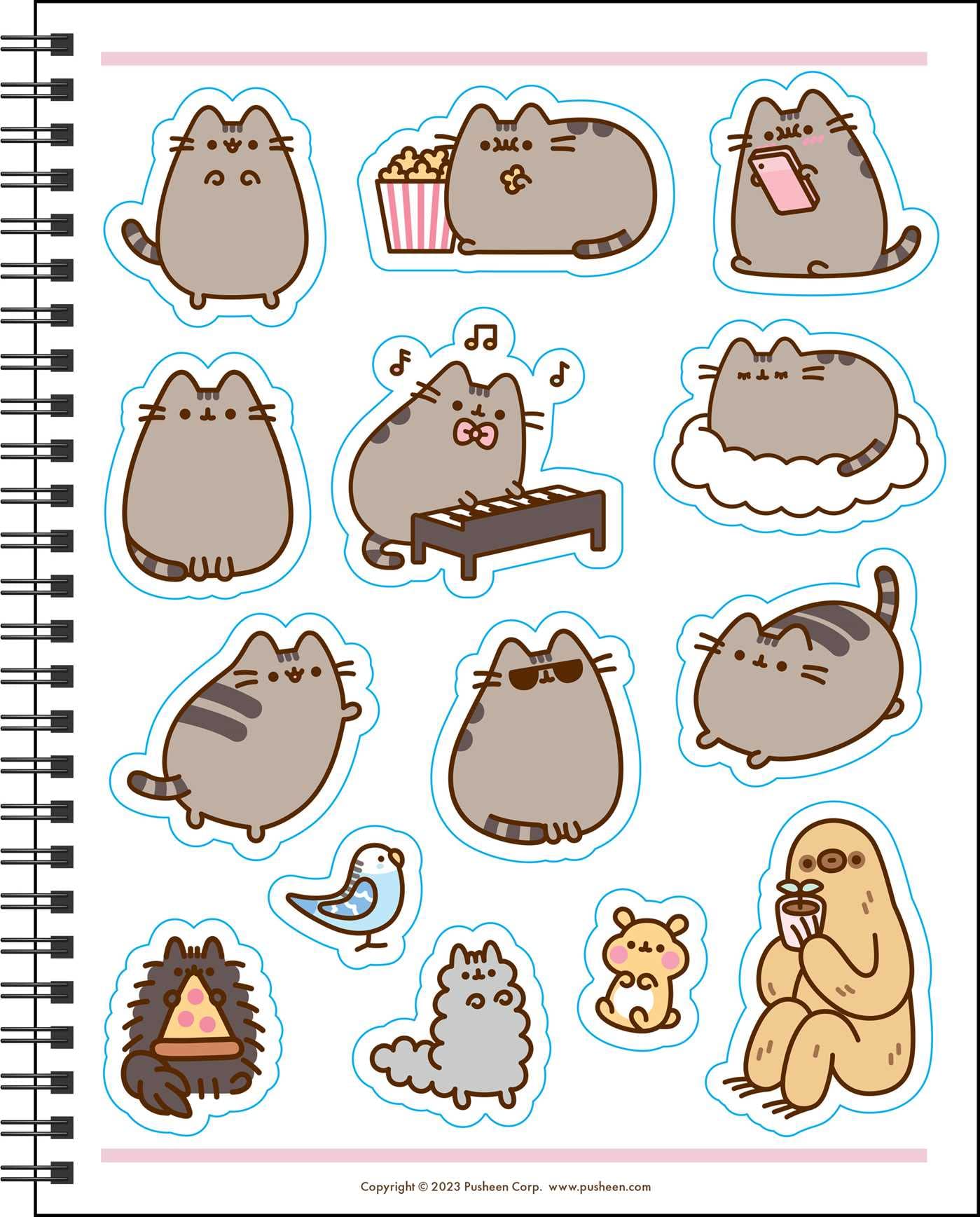 Pusheen 16-Month 2023-2024 Weekly/Monthly Planner Calendar