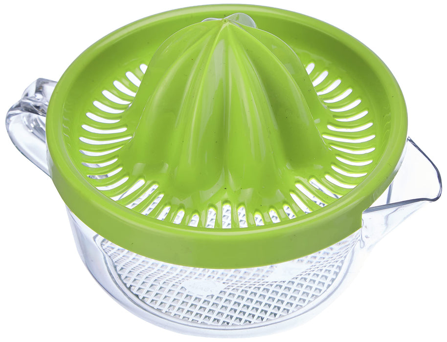 Emsa 507357 Superline citrus press,0.4 litres, transparent/green Transparent/Yellow