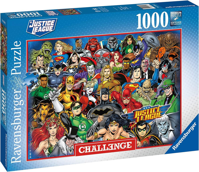 Ravensburger DC Comics Justice League Challenge 1000 Piece Jigsaw Puzzles for Adults & Kids Age 12 Years Up Justice League 1000pc