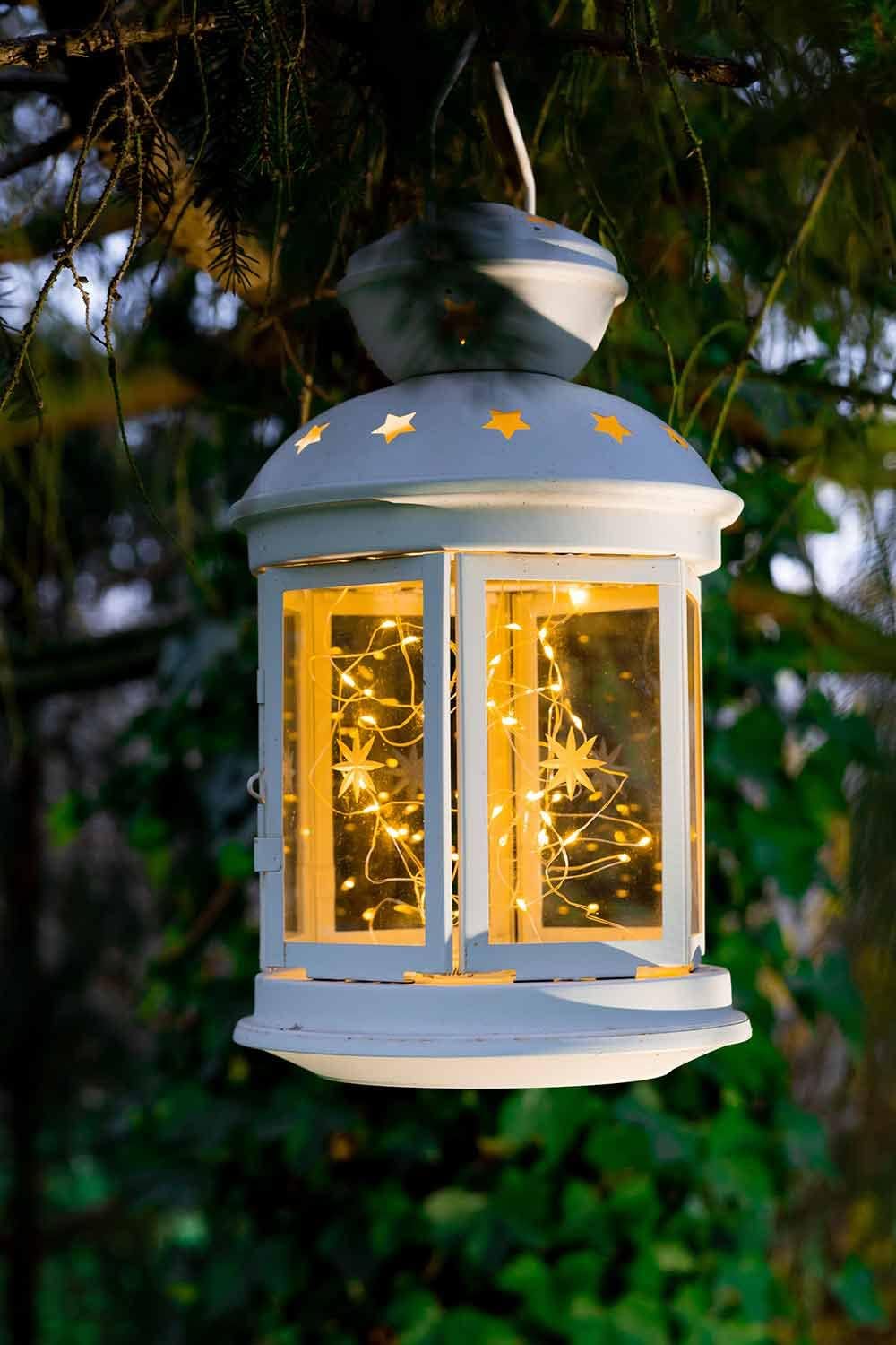 Idena 31114 10 LED Warm White Micro String Lights with 6 Hour Timer, Battery Operated, for Parties, Christmas, Decoration, Wedding, Mood Light