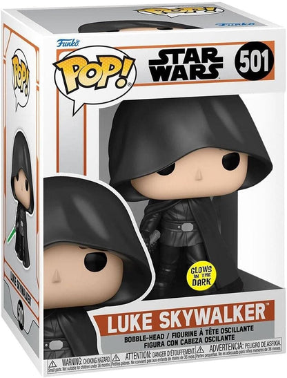 Funko Pop! 61011 Star Wars The Mandalorian - Luke Skywalker (Glow in the Dark Special Edition) #501