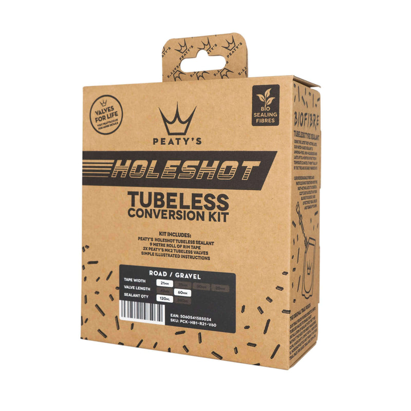 Peaty`s Holeshot Tubeless Conversion Kit - Road/Gravel (21mm) - Box of 4