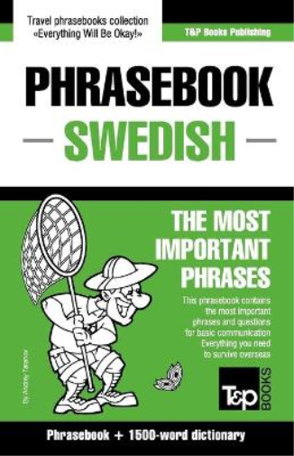 English-Swedish phrasebook and 1500-word dictionary