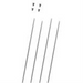 Fulcrum R5R-SKS Complete Silver Rear Spokes and Nipples Kit