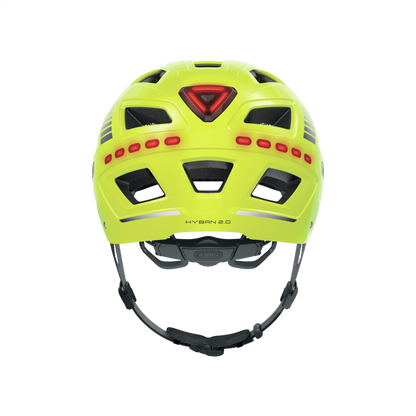 Abus Helmet Hyban 2.0-Led Sgnl Yellow M 52-58