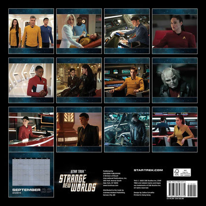 Star Trek: Strange New Worlds 2024 Wall Calendar