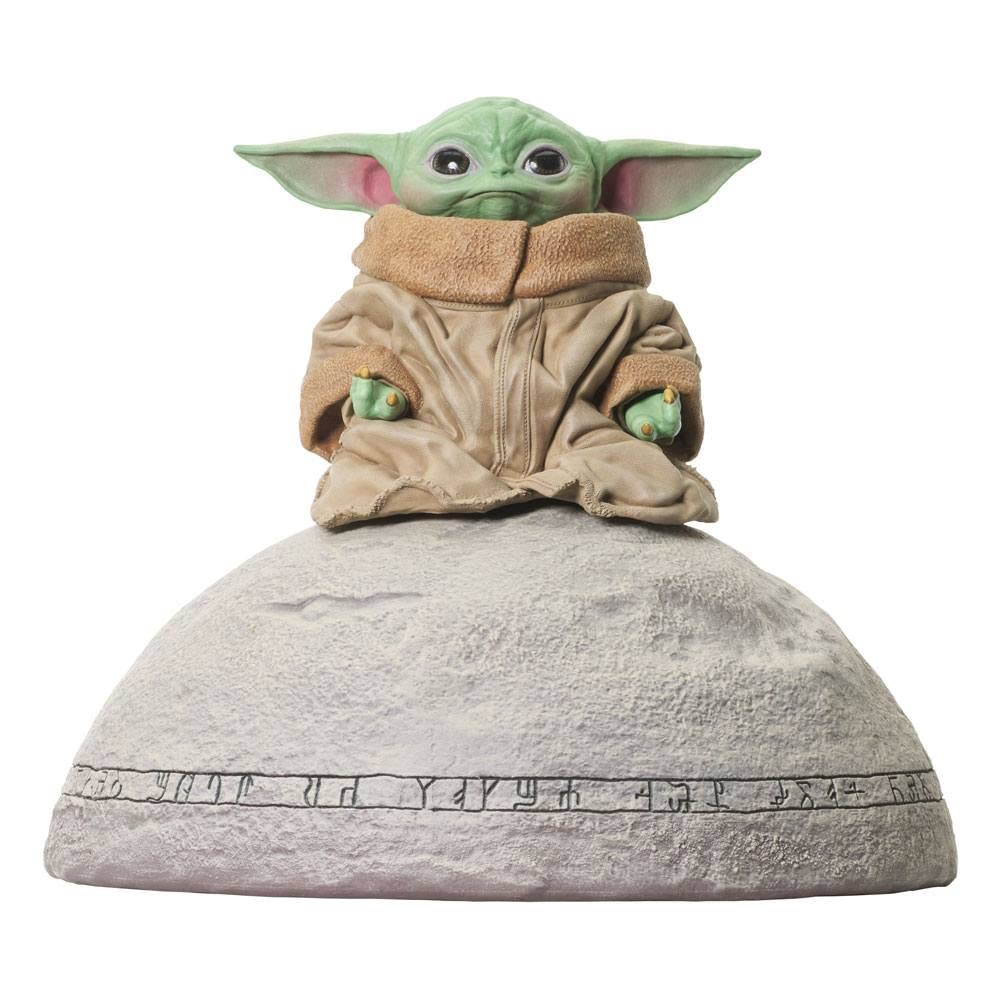 DIAMOND SELECT TOYS Star Wars: The Mandalorian Seeing Stone Grogu Milestones Statue, Multicolor, 8 inches