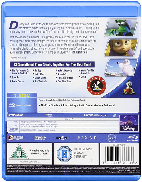 Pixar Short Films Collection: Volume 1