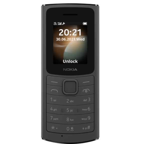 NOKIA 110 4G (2022) Dual-SIM-Handy schwarz