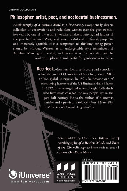 Autobiog Of A Restless Mind