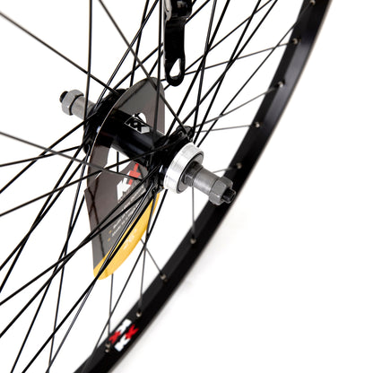 KX MTB 26" Singlewall Q/R Screw On Wheel Rim Brake (Rear) - Black