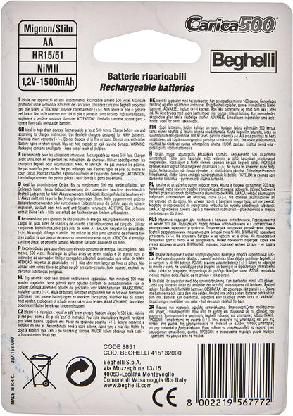 Cf4 Batt.Aa Ric Nimh 1.500Ma