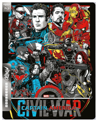 Captain america 3 : civil war 4k ultra hd
