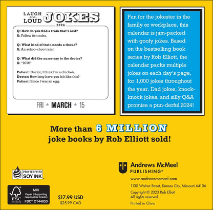 Laugh-Out-Loud Jokes 2024 Day-to-Day Calendar