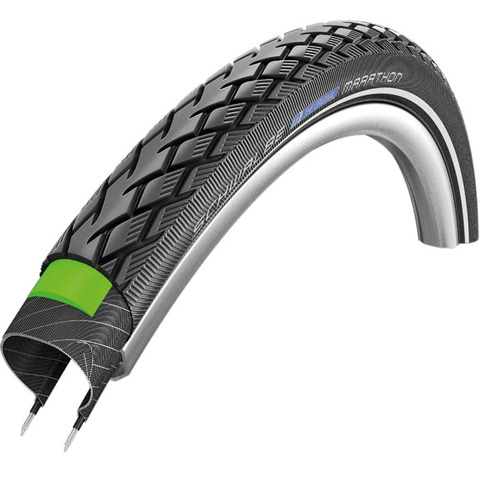 Schwalbe Marathon Greenguard 700x38 Blk/Refl cycle bike tyre