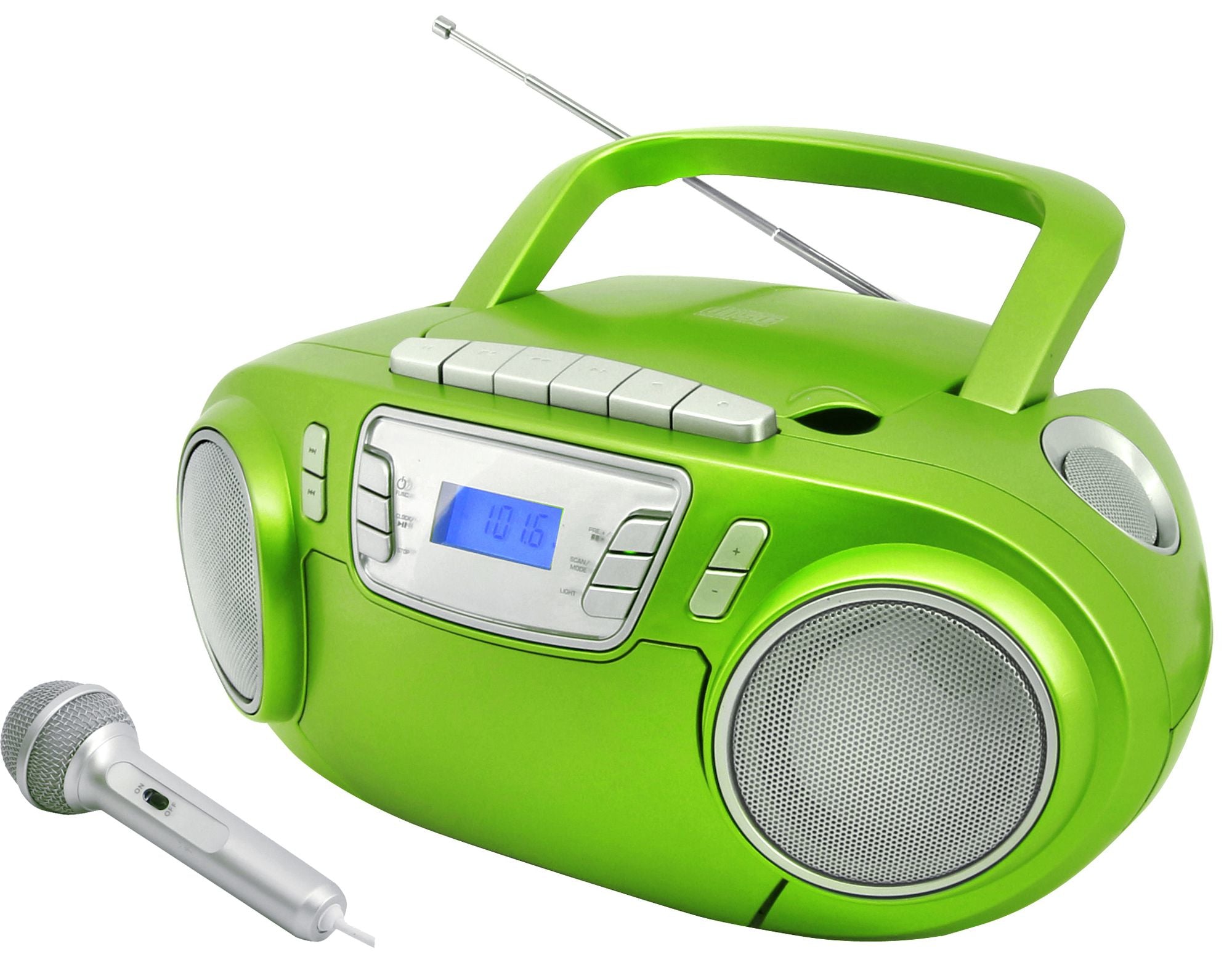 Soundmaster SCD5800GR Analog 3 W Green, Silver