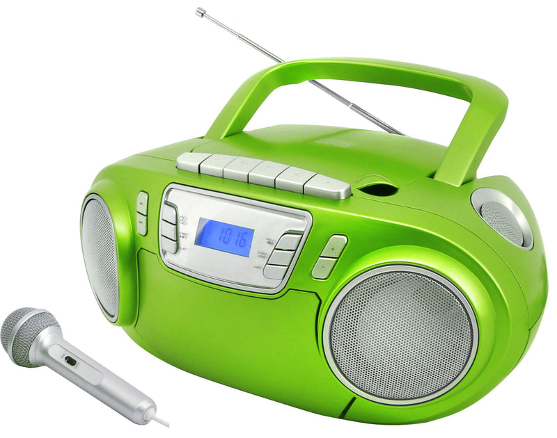 Soundmaster SCD5800GR Analog 3 W Green, Silver