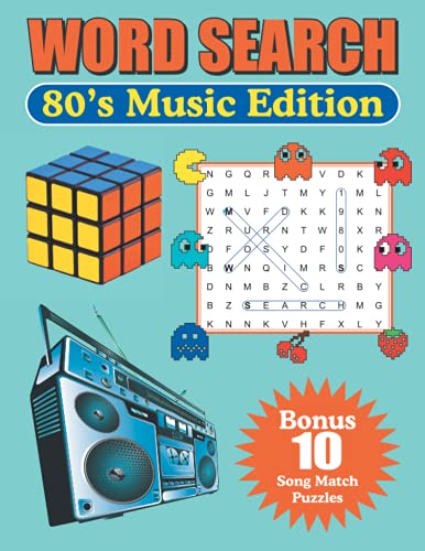 Word Search 80's Music Edition