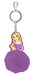 Disney: Joy Toy - Rapunzel Portachiavi Con Pallina Di Pelo