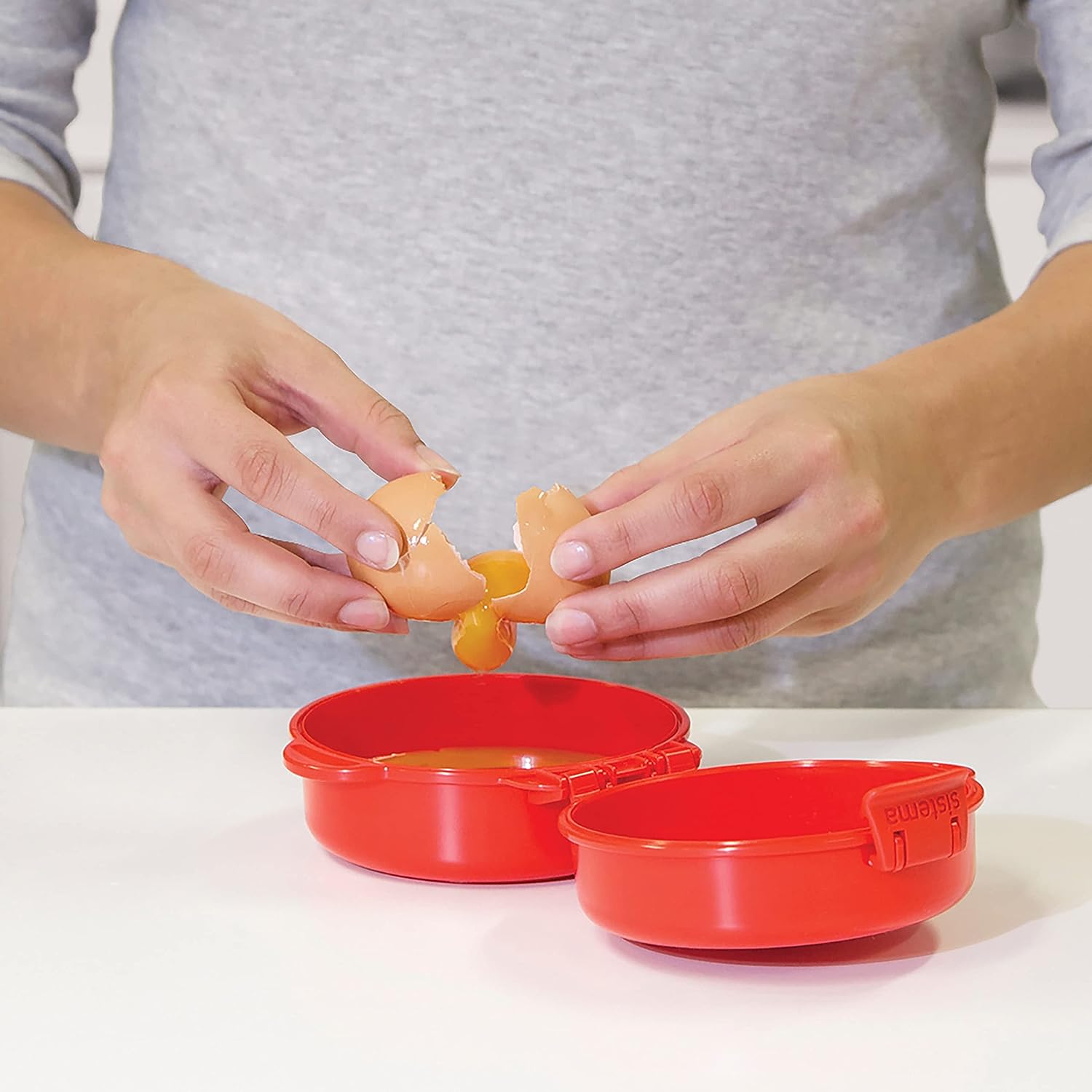 sistema® Mikrowellen-Eierkocher Easy Eggs 6,7 cm