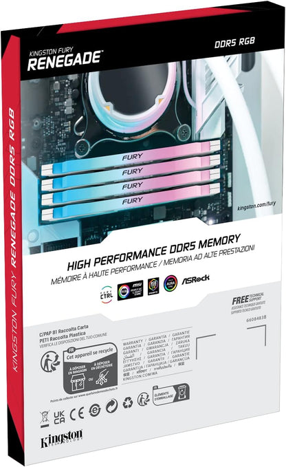 Kingston Technology FURY Renegade RGB memory module 16 GB 1 x 16 GB DDR5 6000 MHz