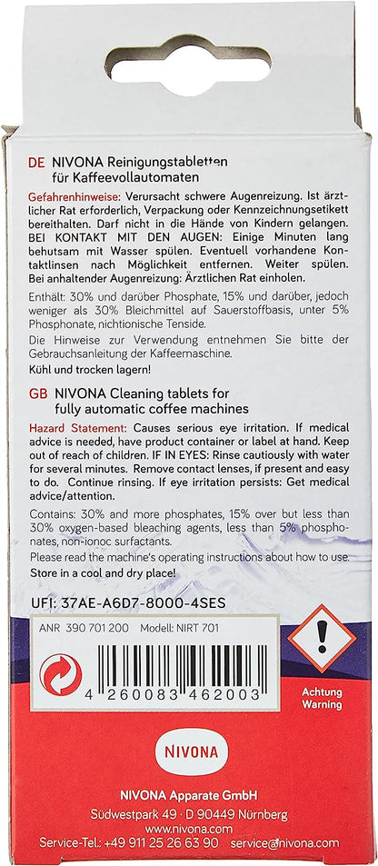 Nivona NIRT 701 Reinigungstabletten 10 St.