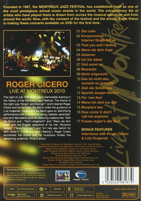 Roger Cicero - Live at Montreux 2010