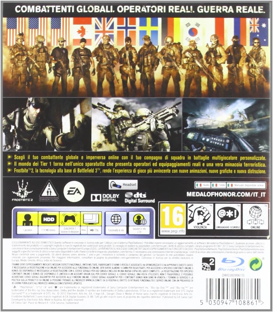 PS3 MEDAL OF HONOR WARFIGHTER