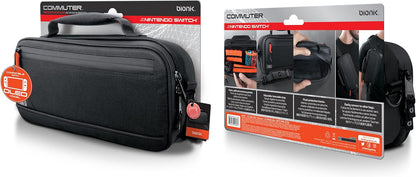 bionik BNK-9030 Commuter Reinforced Tactile Bag for Nintendo Switch and Accessories, Black