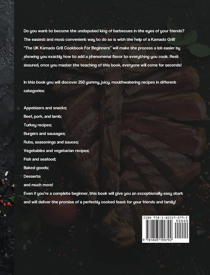The UK Kamado Grill Cookbook For Beginners