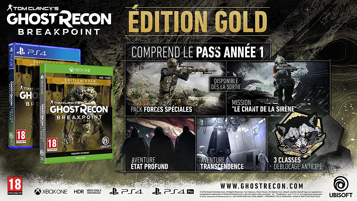 UBI SOFT FRANCE Ghost Recon : Breakpoint (édition gold)