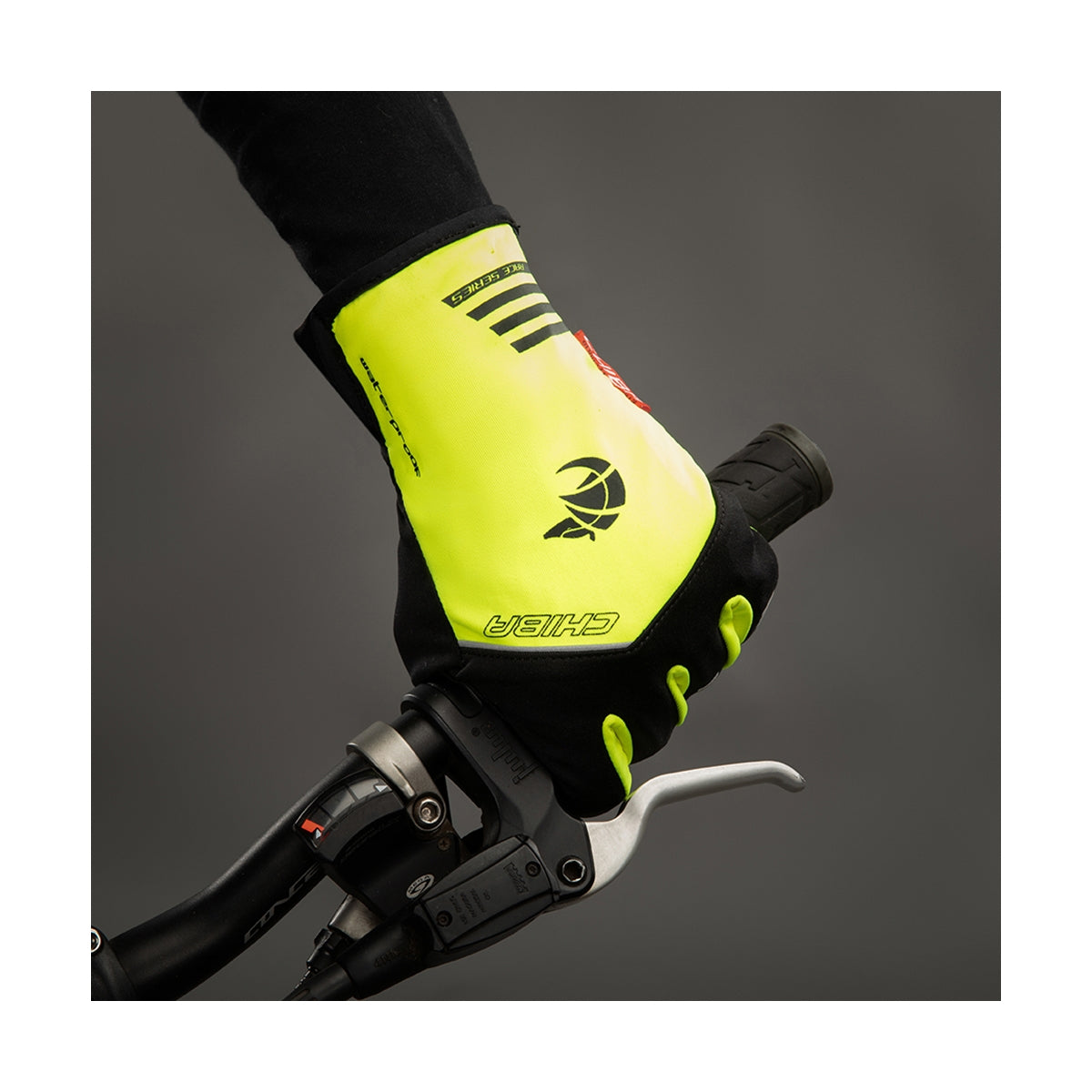 Chiba 2nd Skin Waterproof & Windprotect Glove in Neon Yellow - XX-Large