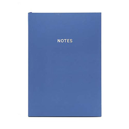 Colourblock A5 Notebook Royal Blue