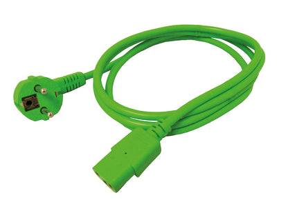 ROLINE 19.08.1013 power cable Green 1.8 m CEE7/7 C13 coupler