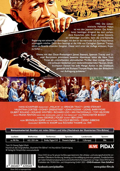Malaya / Mitreißender Abenteuerfilm mit Starbesetzung (Pidax Film-Klassiker)