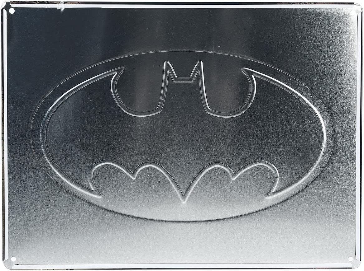 DC COMICS - Plaque Metal 28 X 38 - Batman