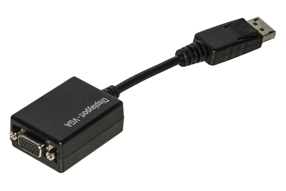 Link Accessori LKADAT19 video cable adapter 0.15 m VGA (D-Sub) DisplayPort Black