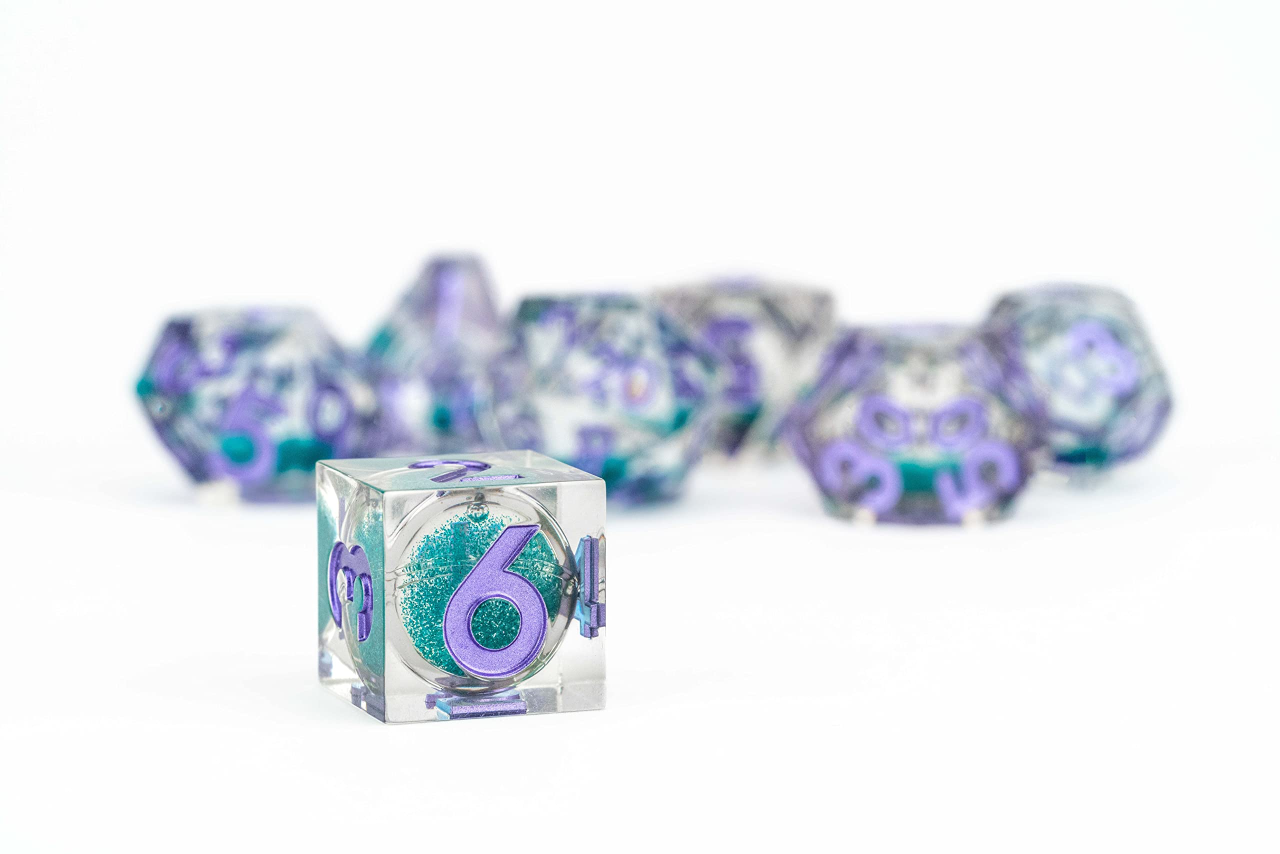 Disco Vibes: Individual D20 Elixir Liquid Core Dice