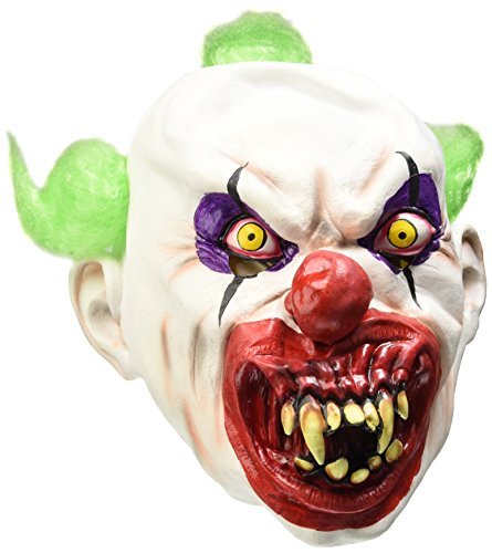 Smiffys Sinister Clown Mask, White